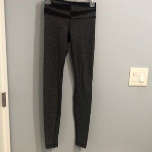 Lululemon Herringbone Leggings Brown Black women’s size 4